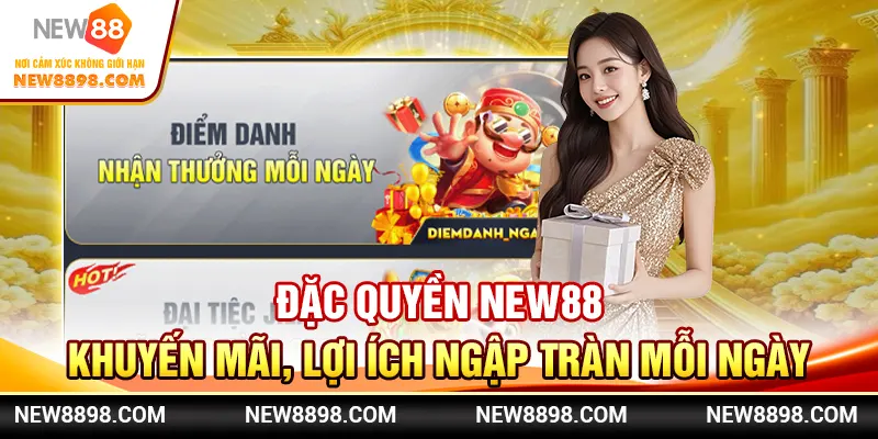 Đặc Quyền New88 - Khuyến Mãi, Lợi Ích Ngập Tràn Mỗi Ngày
